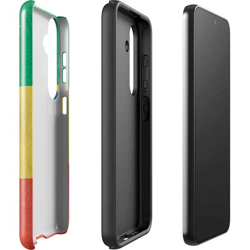 Ethiopia Flag Distressed Galaxy S25 Impact Case